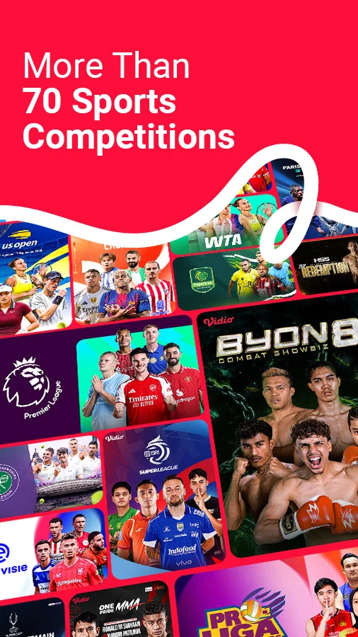 Vidio: Sports, Movies, Series screenshot